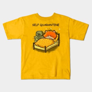 self quarantine Kids T-Shirt